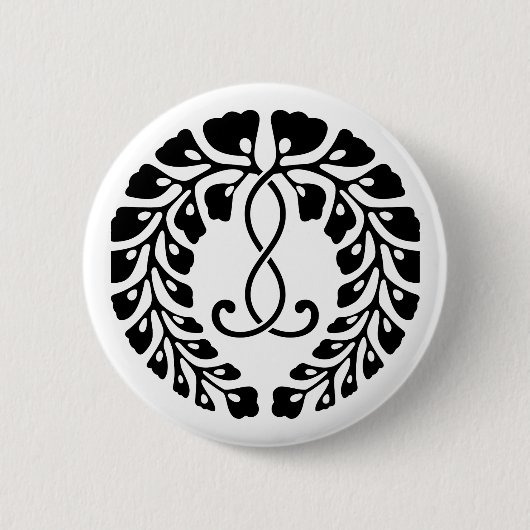 Badge Rond 5 Cm glycine de Kujo (Devant)