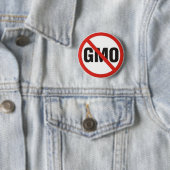 Badge Rond 5 Cm GMO libèrent (En situation)