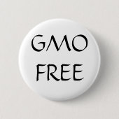 BADGE ROND 5 CM GMO LIBÈRENT (Devant)