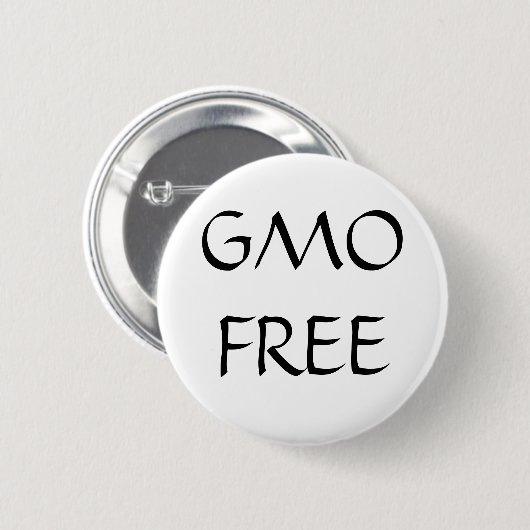 BADGE ROND 5 CM GMO LIBÈRENT (Devant & derrière)