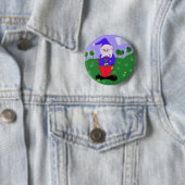 Badge Rond 5 Cm gnome (En situation)