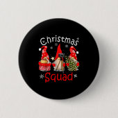 Badge Rond 5 Cm Gnome Christmas Squad Group Matching Christmas Par (Devant)