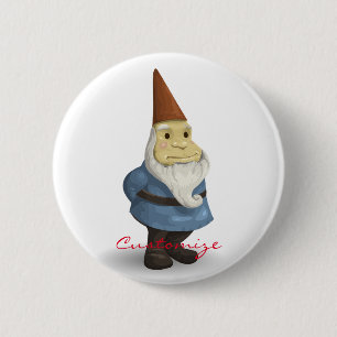 Badge Rond 5 Cm Gnome de vacances d'hiver Thunder_Cove