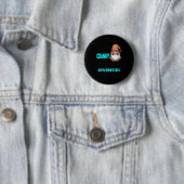Badge Rond 5 Cm Gnome Sorry I'm Cranky Im Going Through My Terribl (En situation)