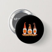 Badge Rond 5 Cm Gnomes Automnes Et Feuilles Automnes De Bons Cadea (Devant & derrière)