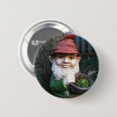 Badge Rond 5 Cm Gnomes de jardin (Devant & derrière)