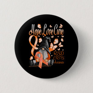 Badge Rond 5 Cm Gnomes RSD RCPS Sensibilisation Espérance Amour Cu