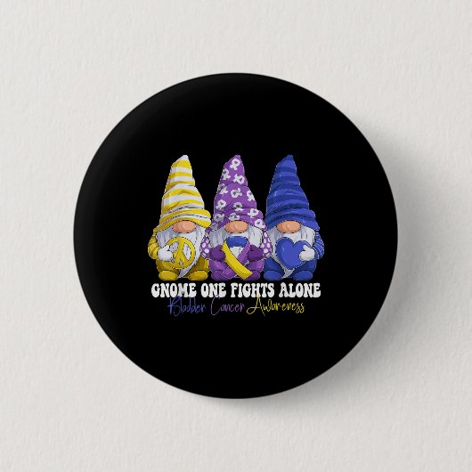 Badge Rond 5 Cm Gnomies amusantes Vessie Mois de sensibilisation a (Devant)