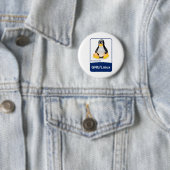 Badge Rond 5 Cm GNU/Linux (En situation)