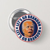 Badge Rond 5 Cm Go Brandon fjb drôle anti joe Biden (Devant & derrière)
