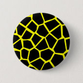 Badge Rond 5 Cm Go Giraffe - Jaune (Devant)
