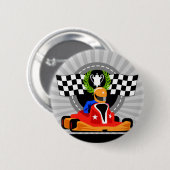 Badge Rond 5 Cm Go Kart cadeau d'anniversaire (Devant & derrière)