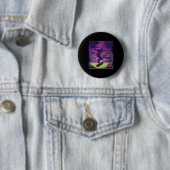 Badge Rond 5 Cm Go Skateboarding And Do Cool Tricks  (En situation)