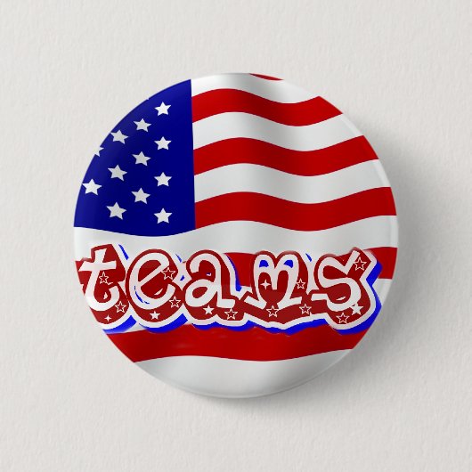 Badge Rond 5 Cm Go Team Go !, USA_ (Devant)