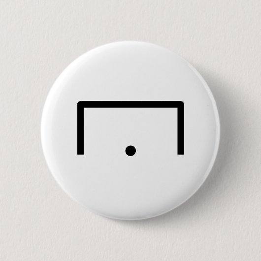 Badge Rond 5 Cm Goal (Devant)
