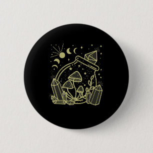 Badge Rond 5 Cm Goblincore Esthétique Cottagecore Académie Champig