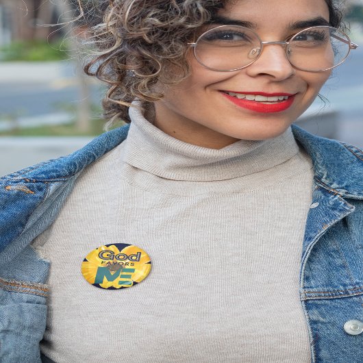 Badge Rond 5 Cm God Favors Me