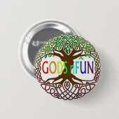Badge Rond 5 Cm GODSinFUN (Devant & derrière)