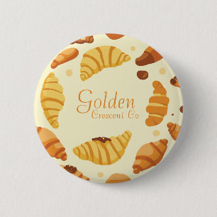Badge Rond 5 Cm Golden Crescent Co