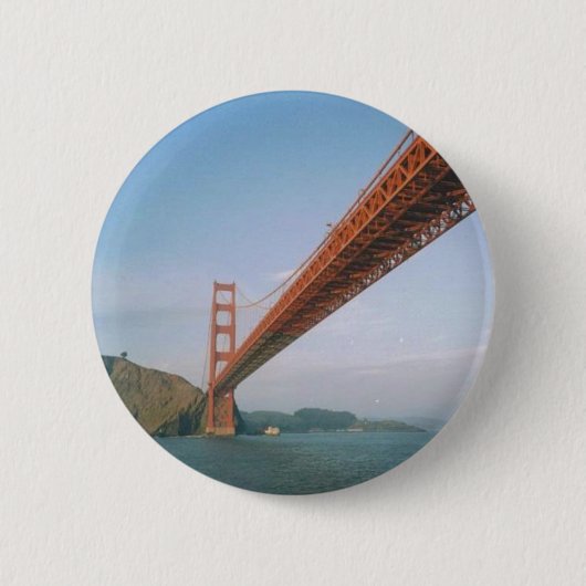 Badge Rond 5 Cm Golden gate bridge (Devant)