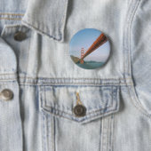 Badge Rond 5 Cm Golden gate bridge (En situation)