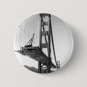 Badge Rond 5 Cm Golden gate bridge I