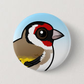 Badge Rond 5 Cm Goldfinch européen (Devant)