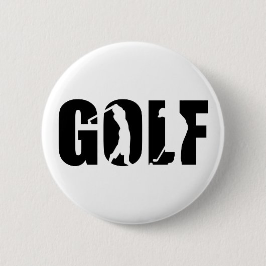 Badge Rond 5 Cm Golf (Devant)
