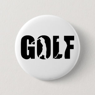 Badge Rond 5 Cm Golf