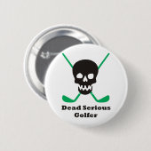 Badge Rond 5 Cm Golf (Devant & derrière)