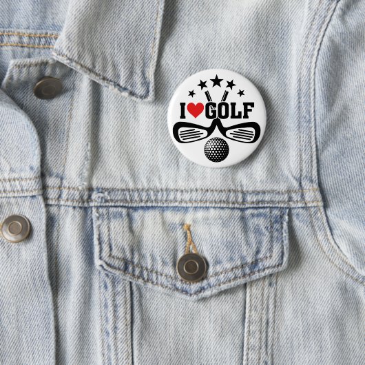 Badge Rond 5 Cm Golf (En situation)