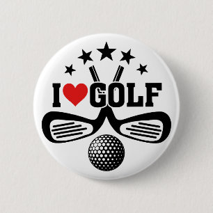 Badge Rond 5 Cm Golf