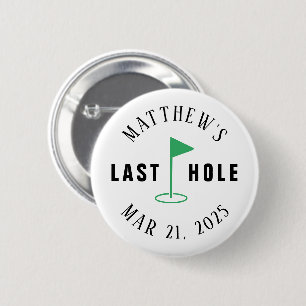 Badge Rond 5 Cm Golf Bachelor Party Dernier Trou