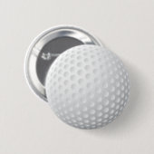 Badge Rond 5 Cm Golf Ball Button (Devant & derrière)