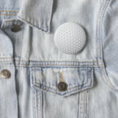 Badge Rond 5 Cm Golf Ball Button (En situation)