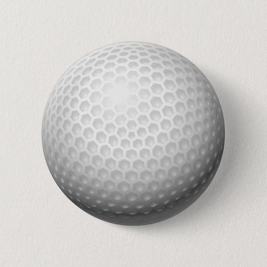 Badge Rond 5 Cm Golf Ball Button (Devant)
