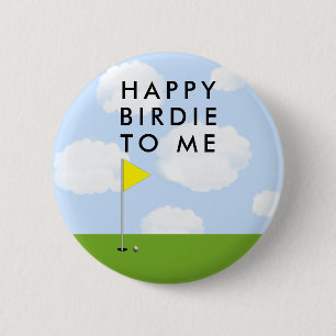 Badge Rond 5 Cm Golf Birdie