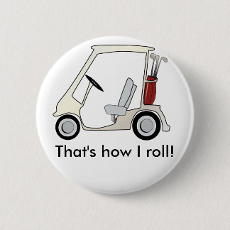 Badge Rond 5 Cm golf_cart