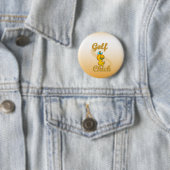 Badge Rond 5 Cm Golf Chick (En situation)