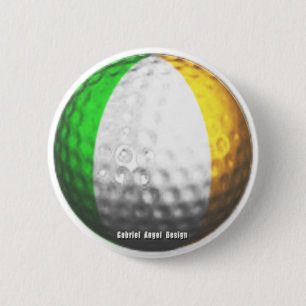 Badge Rond 5 Cm Golf irlandais