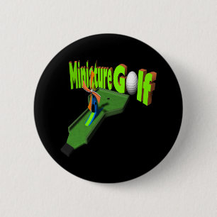 Badge Rond 5 Cm Golf miniature