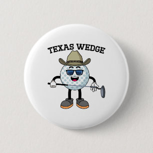 Badge Rond 5 Cm Golf Putter Texas Wedge Golf Club Texas Cowboy Cou