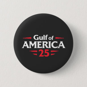 Badge Rond 5 Cm Golfe d'Amérique Patriotique Américain Drapeau USA