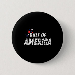 Badge Rond 5 Cm Golfe d'Amérique Vintage Amérique Drapeau Plage Ca