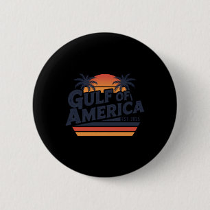 Badge Rond 5 Cm Golfe Des États-Unis Amérique 2025 Vintage Retro A