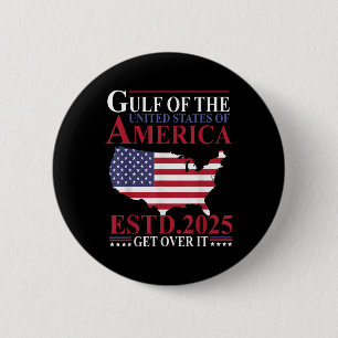 Badge Rond 5 Cm Golfe Des États-Unis Amérique Estd 2025 Relever Le