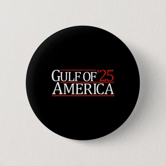 Badge Rond 5 Cm Golfe Des Usa Amérique 25 2025 Golfe Des Usa Améri (Devant)