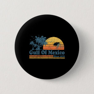 Badge Rond 5 Cm Golfe vintage Du Mexique Depuis 1672 Retro Beach S