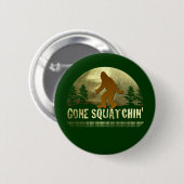 Badge Rond 5 Cm Gone Squatchine (Devant & derrière)
