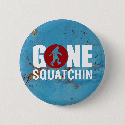 Badge Rond 5 Cm Gone Squatchine Vintage (Devant)